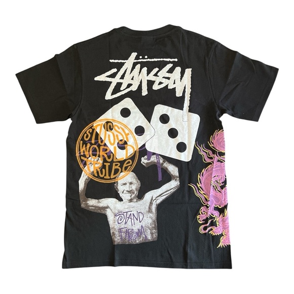 🎊HOST PICK🎊 Stussy Black Strike Pigment Dyed Tee - Picture 2 of 6